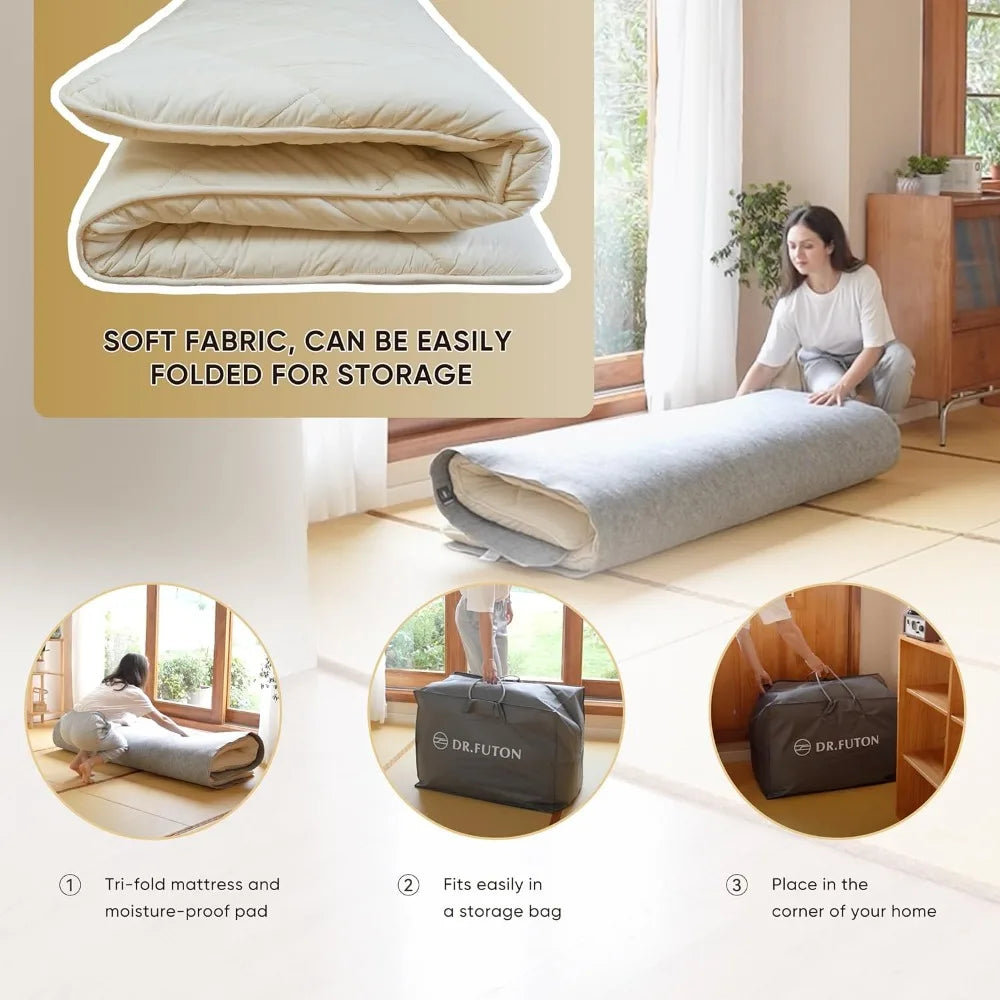 Japanese White Futon Mattress