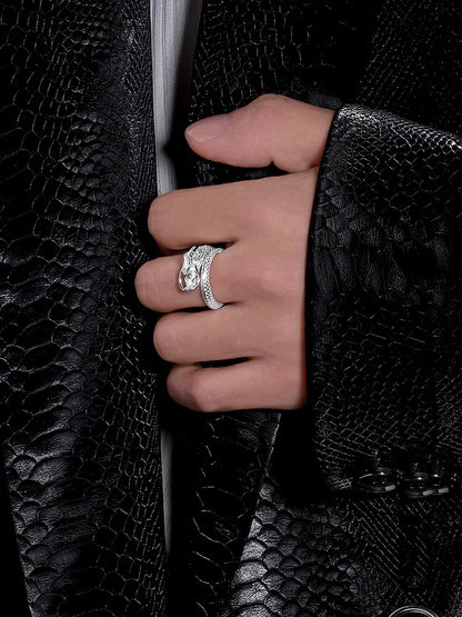 Silver Color Dragon Ring - product image 2