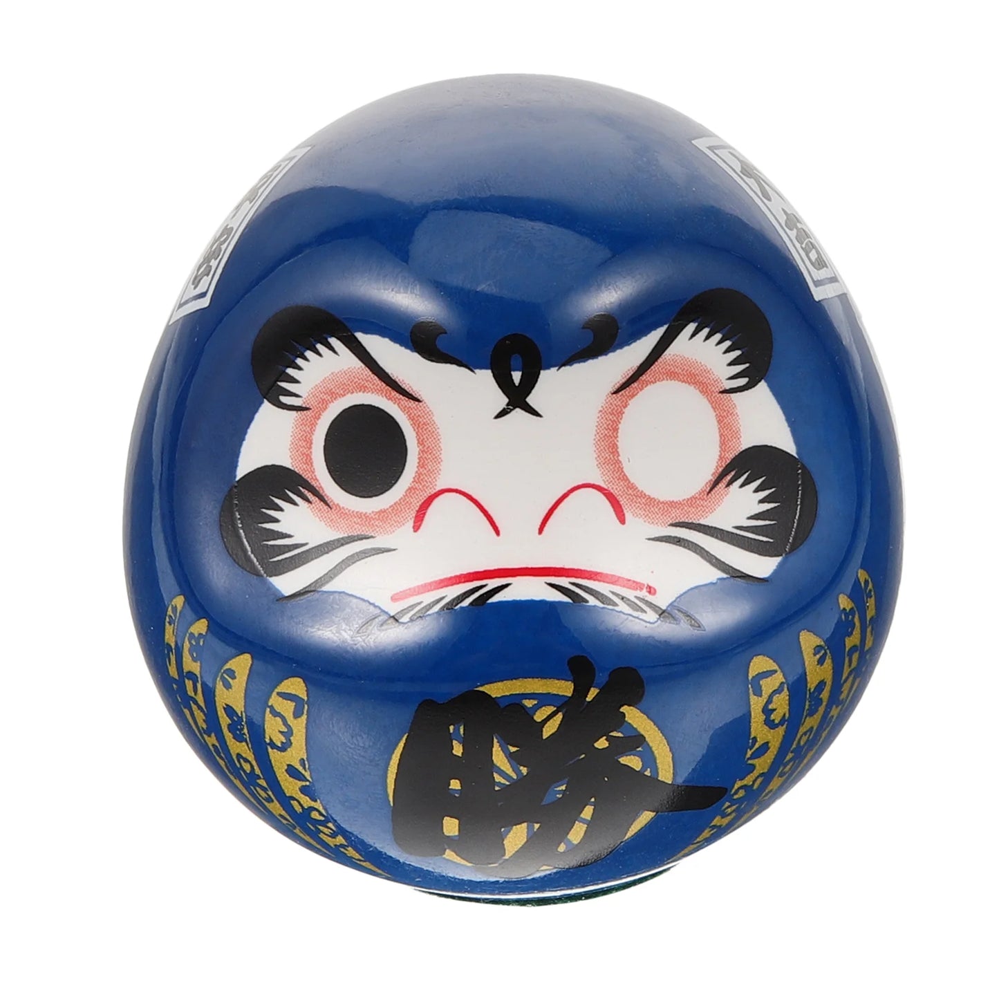 Japanese Blue Daruma Doll