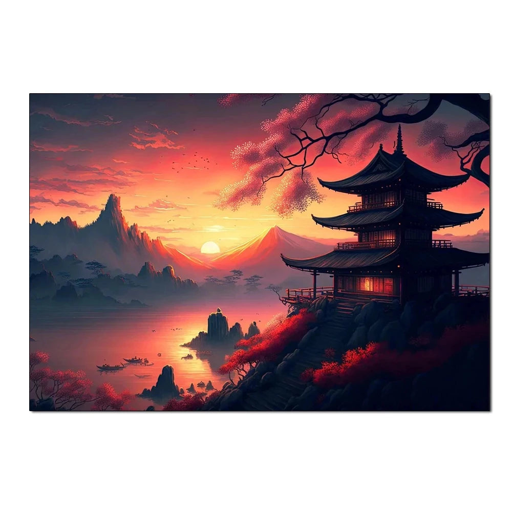 Japanese Landscape Poster