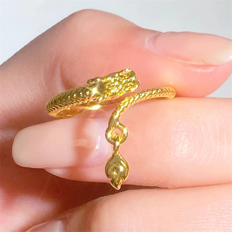 Zodiac Dragon Finger Ring