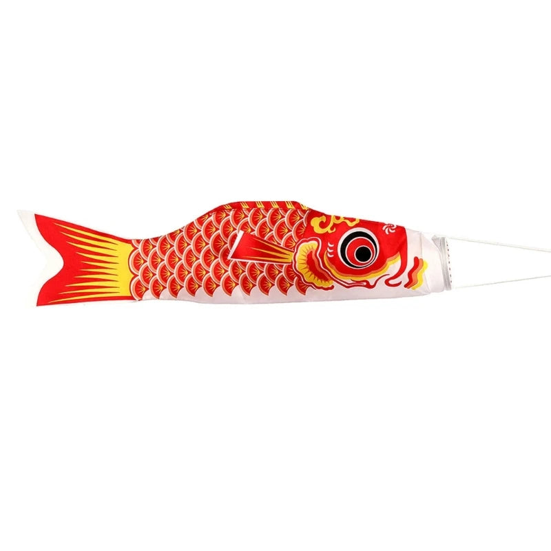 Japanese Koinobori Red Fish Flag