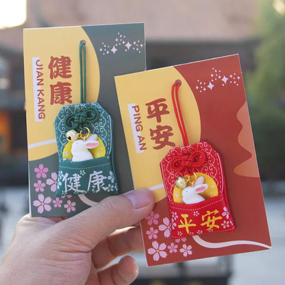 Japanese Rabbit Omamori Charm