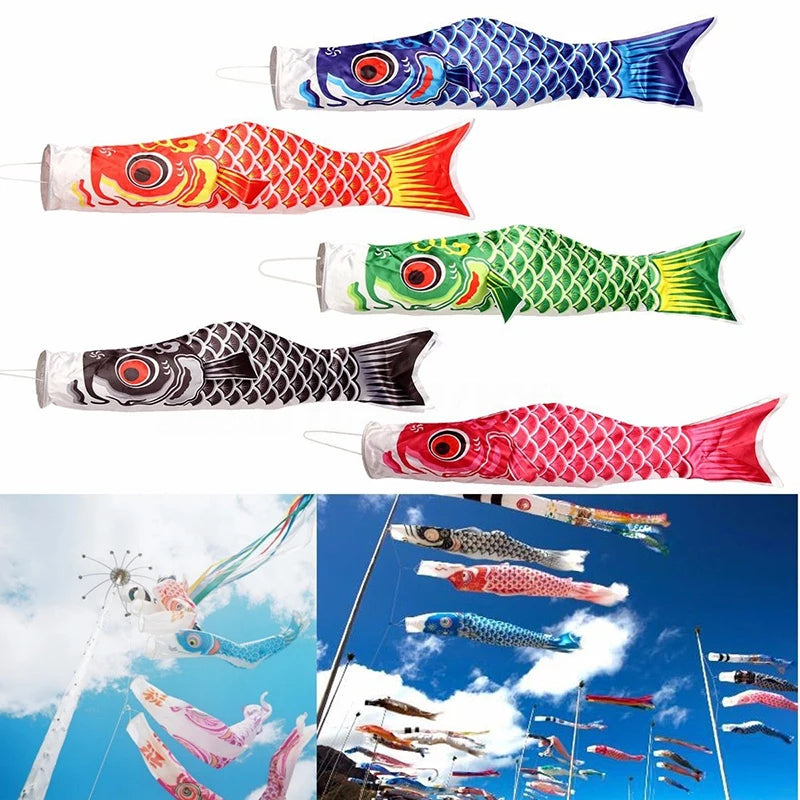 Japanese Koinobori Colorful Fish Flag