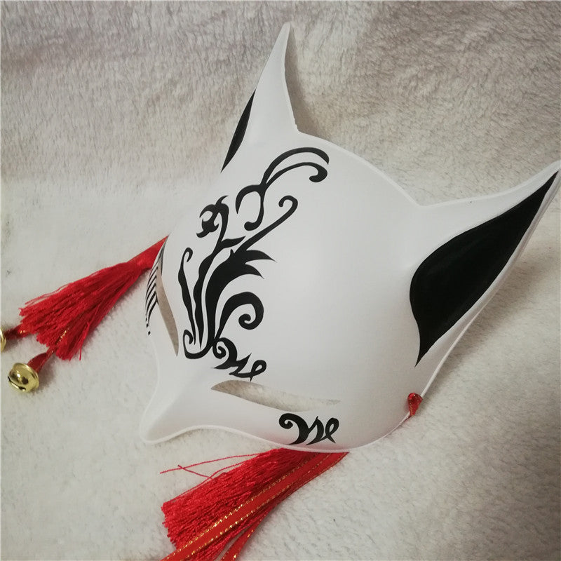 Scarlet Foxfire Japanese Mask