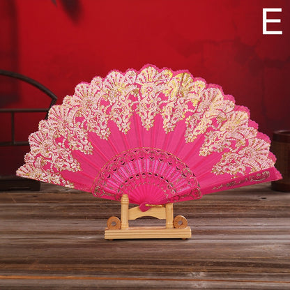 Japanese Plastic Folding Hand Fan - product image 6