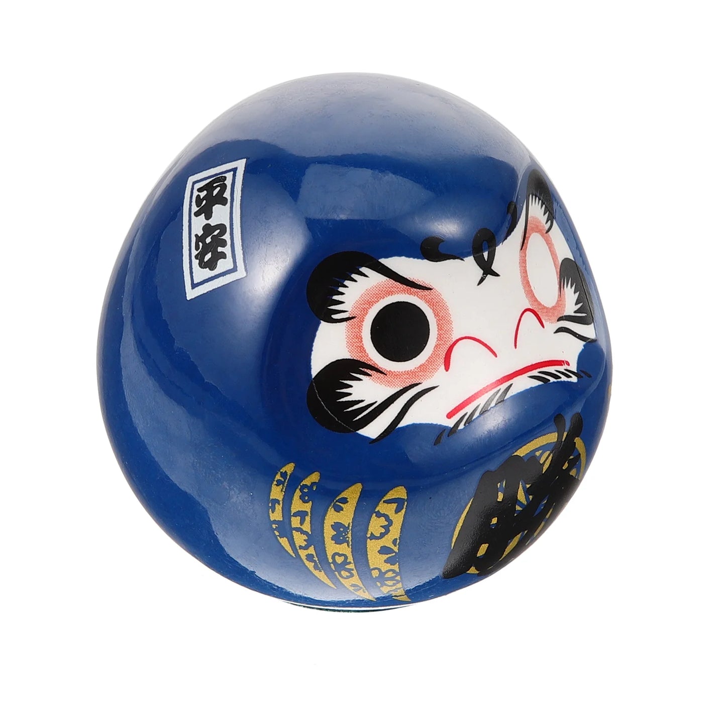 Japanese Blue Daruma Doll