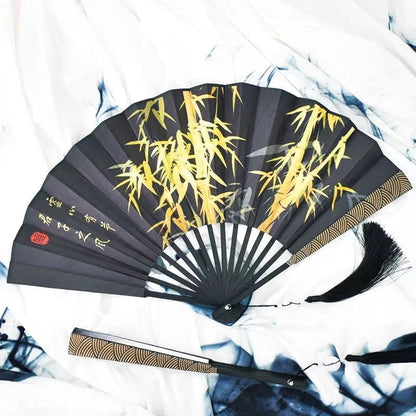 Bamboo Printed Japanese Hand Fans - product image 8
