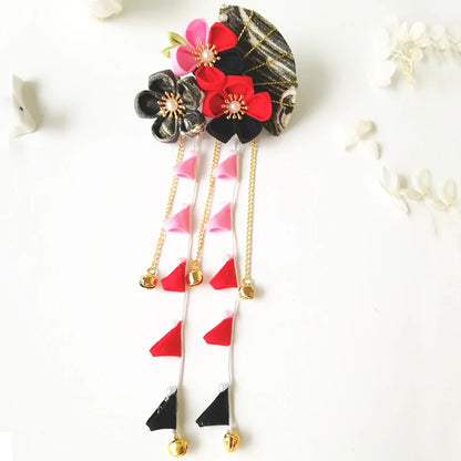 Japanese Kanzashi Flower Hair Clip - product image 6