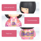 Pink Kokeshi Doll