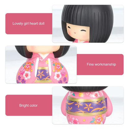 Pink Kokeshi Doll - product image 5