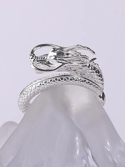 Silver Color Dragon Ring - product image 5