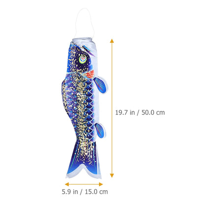 Japanese Koinobori Blue Fish Flag - product image 5