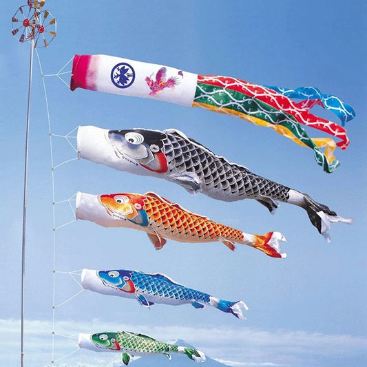 Japanese Koinobori Colorful Fish Flag