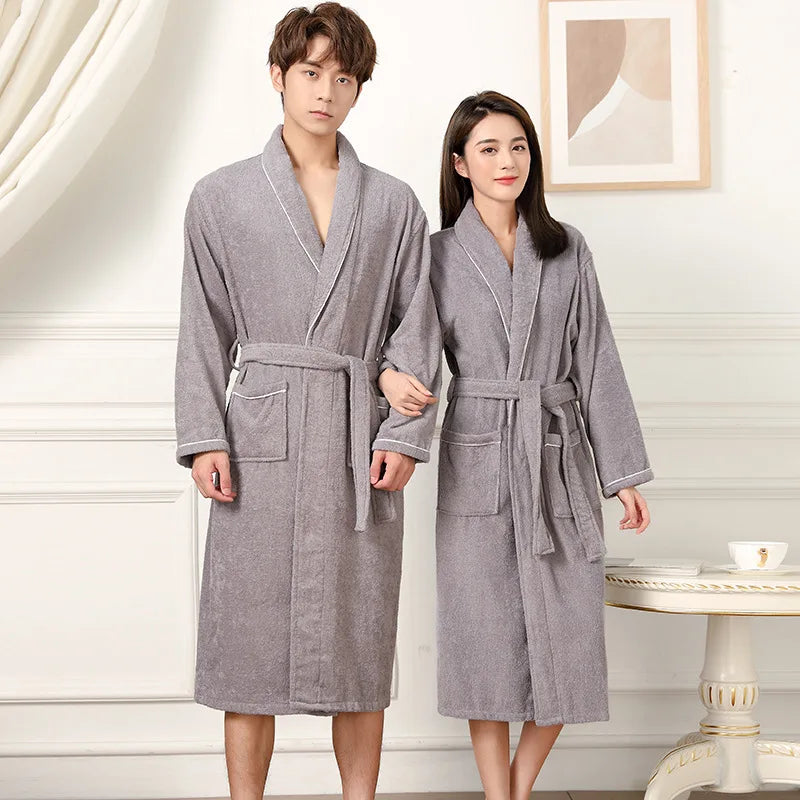 Japanese Couples Long Thick Robe