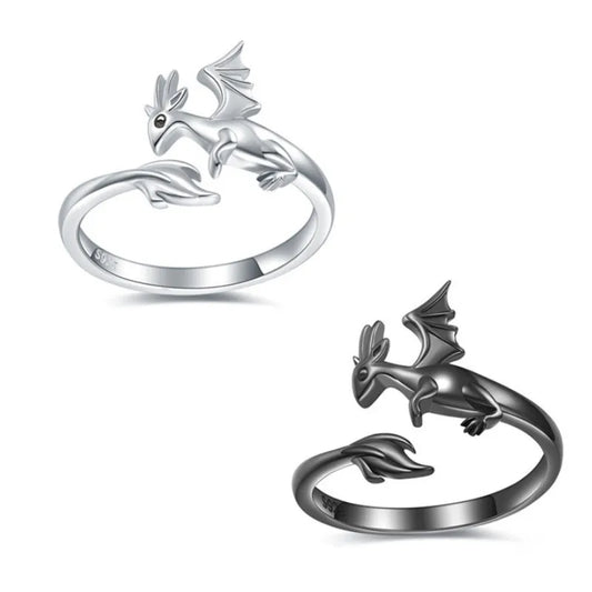 Two Dragon Rings Japanese Dragon Rings – Japanese Oni Masks