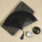 Folding Japanese Wooden Hand Fan