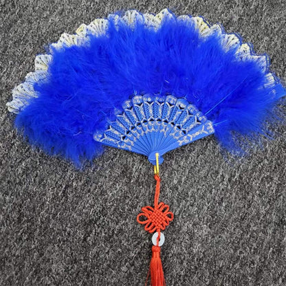 Japanese Folding Feather Hand Fan - product image 29