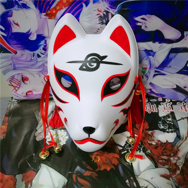 Shadow Kitsune Anbu Full Face Mask – Japanese Oni Masks