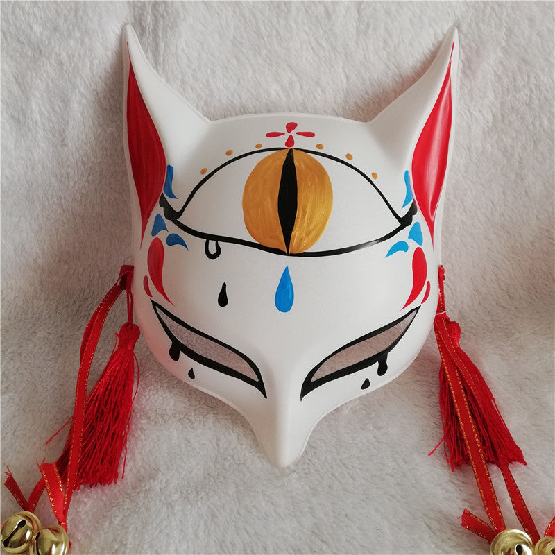 Third Eye Awakening - Kitsune Fox Mask – Japanese Oni Masks