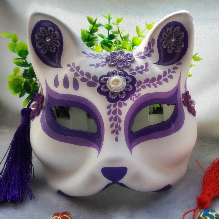 Violet Spirit Fox Mask