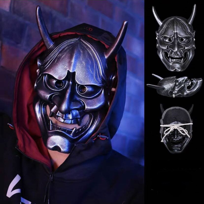 grey hannya mask