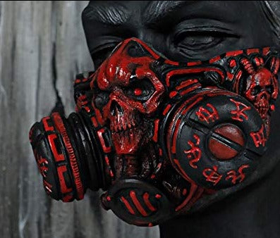 red skull mask