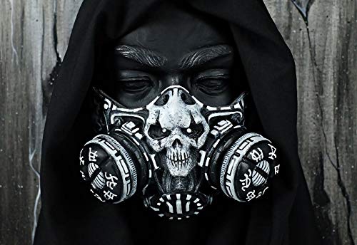black skull mask