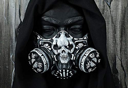 black skull mask