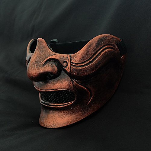 bronze mempo mask