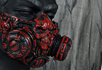 red skull mask