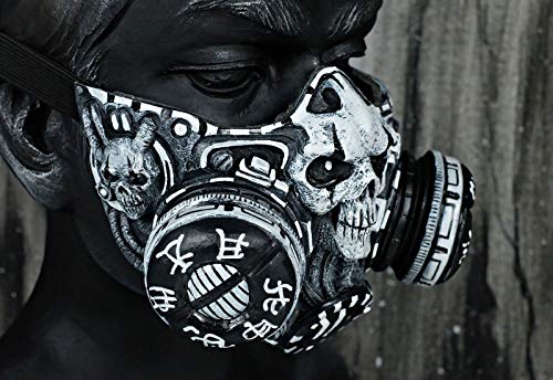 black skull mask