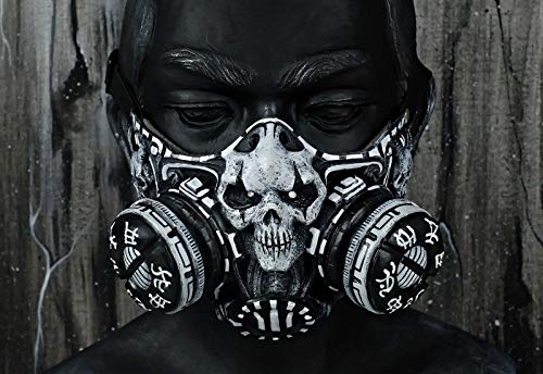 black skull mask