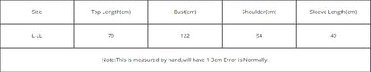 casual hanten size