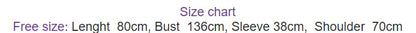 casual hanten size