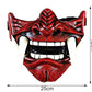 Demon Face Oni Mask size