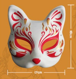 Kitnetsu Mask Japanese Kitsune Mask – Japanese Oni Masks