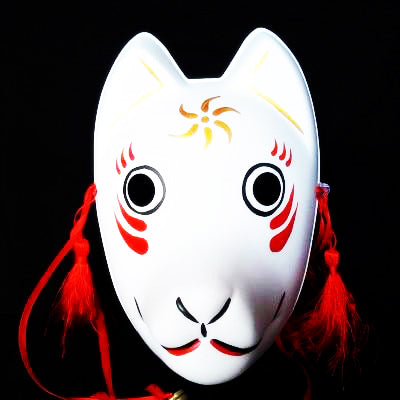 anime kitsune mask