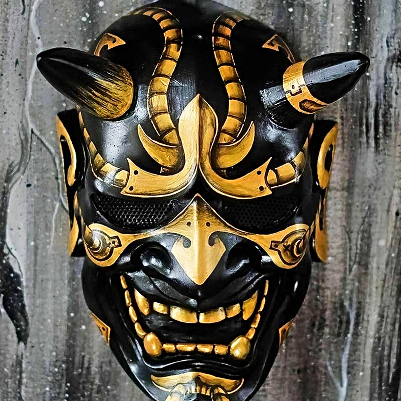 golden samurai mask