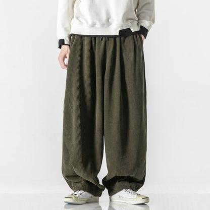 Green Loose Fit Japanese Pants – Japanese Oni Masks