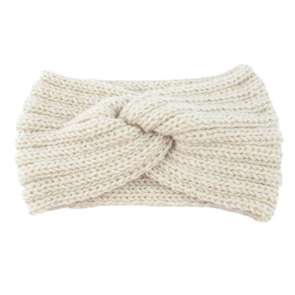 knitting cross headband