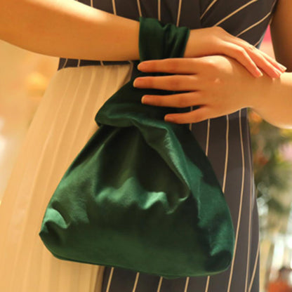 party wear velvet knot bag