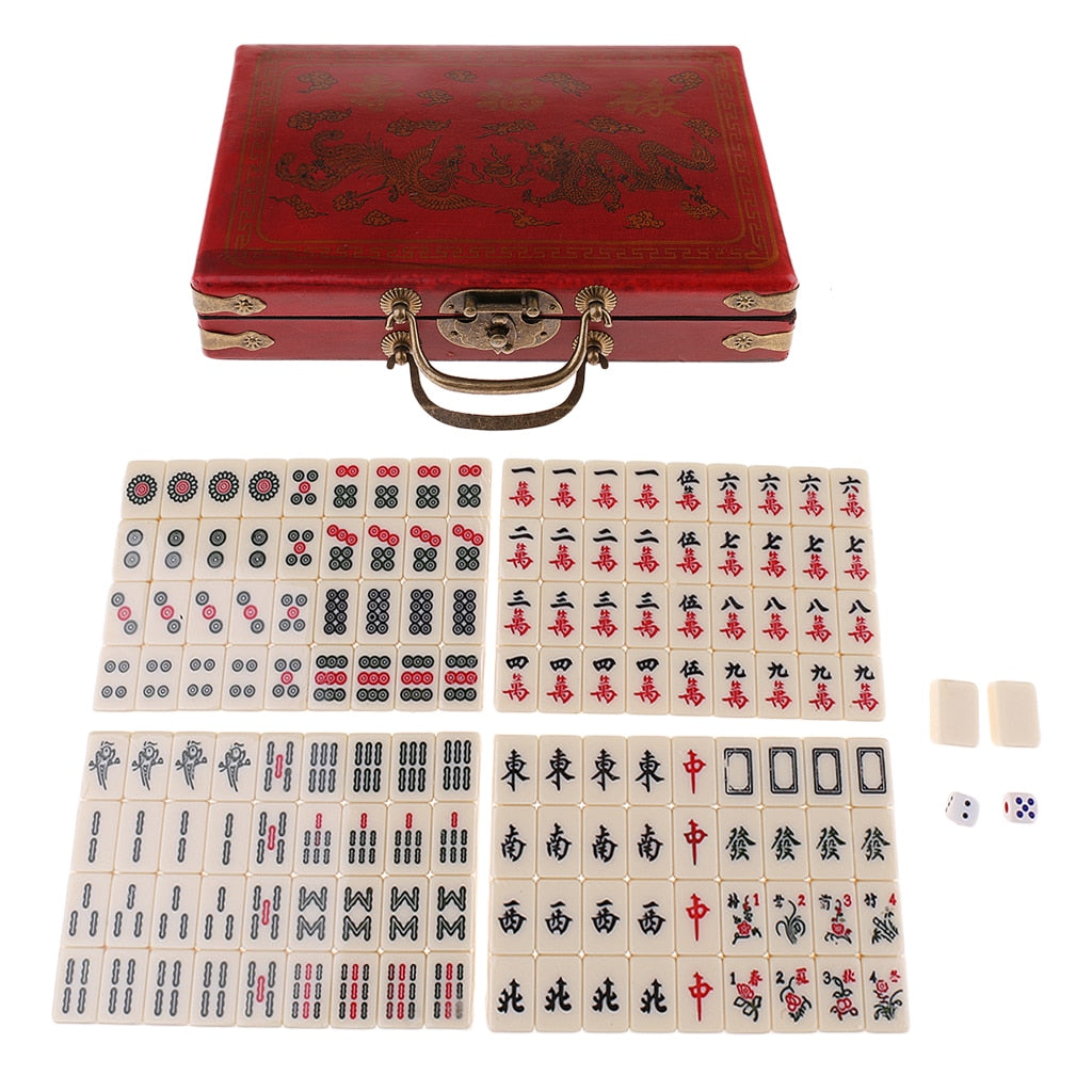 antique mahjong board game