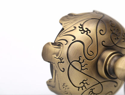 antique gold incense burner