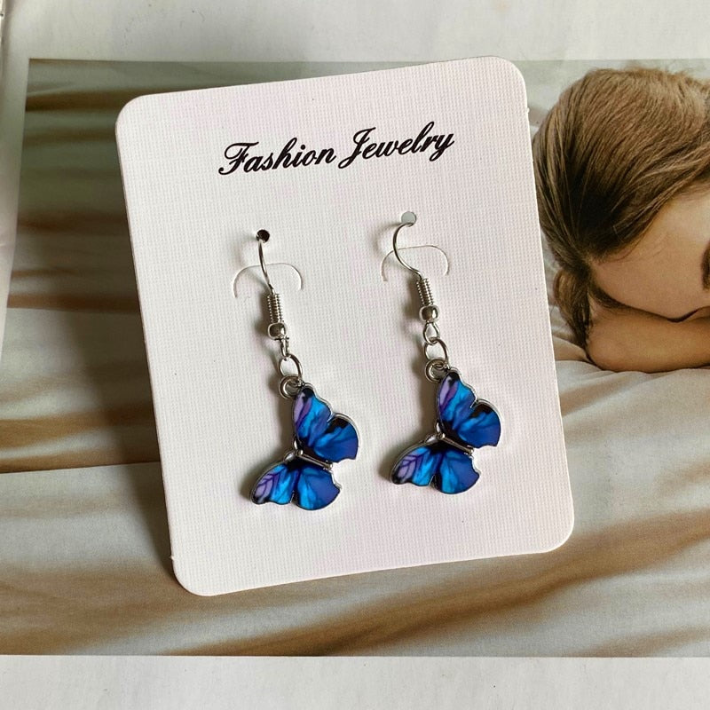 butterfly style earring