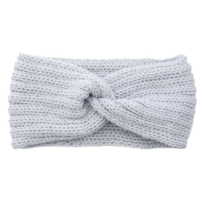 knitting cross headband