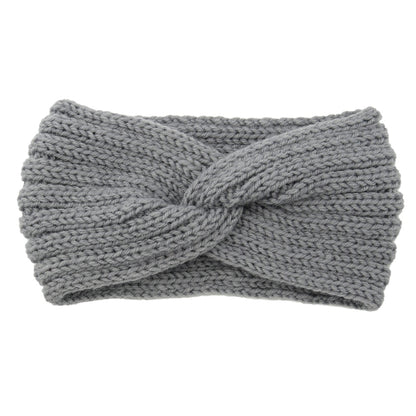 knitting cross headband