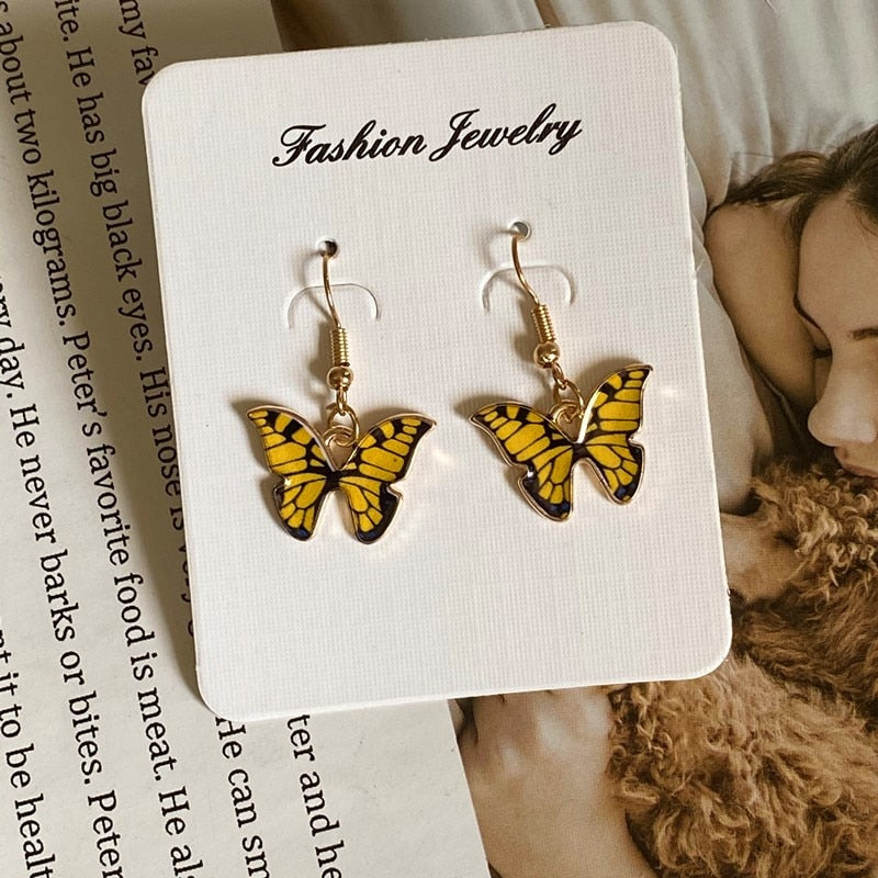 butterfly style earring