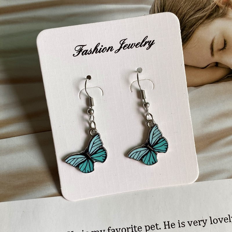 butterfly style earring