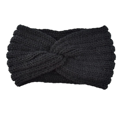 knitting cross headband